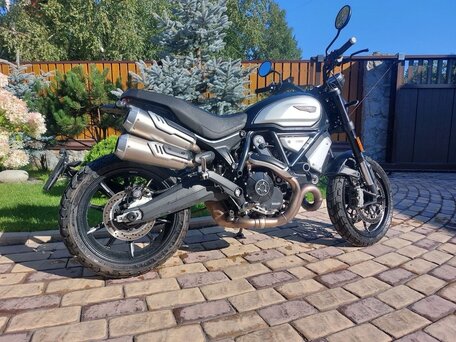 2022 Ducati Scrambler 1100, серебристый, 1650000 рублей, вид 4