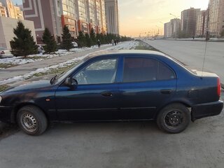2007 Hyundai Accent ТагАЗ II, синий, 300000 рублей, вид 2