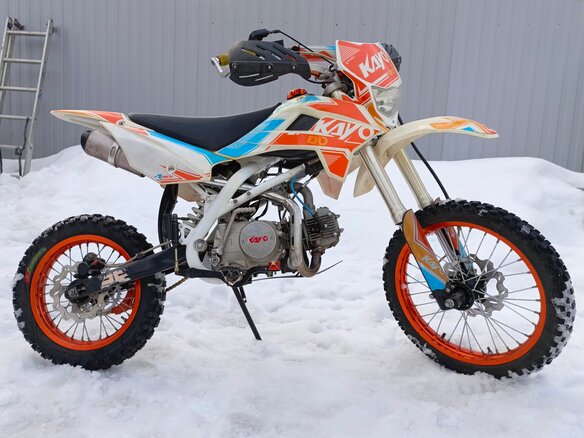 2019 Kayo Evolution YX125EM, белый, 65000 рублей - вид 1