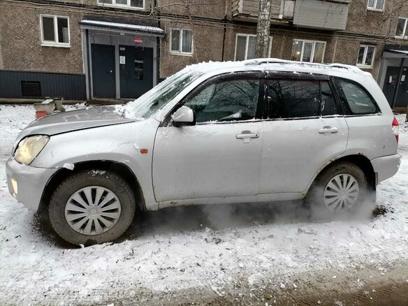2007 Chery Tiggo (T11) I, серебристый, 245000 рублей - вид 2