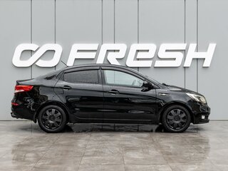 2016 Kia Rio III Рестайлинг, чёрный, 1080000 рублей, вид 5
