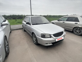 2004 Hyundai Accent ТагАЗ II, серебристый, 350000 рублей, вид 4