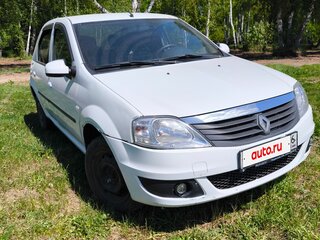 2013 Renault Logan I Рестайлинг, белый, 218000 рублей, вид 4