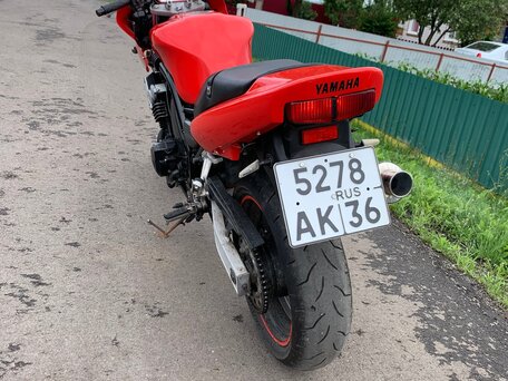 1997 Yamaha FZ400, красный, 230000 рублей, вид 5