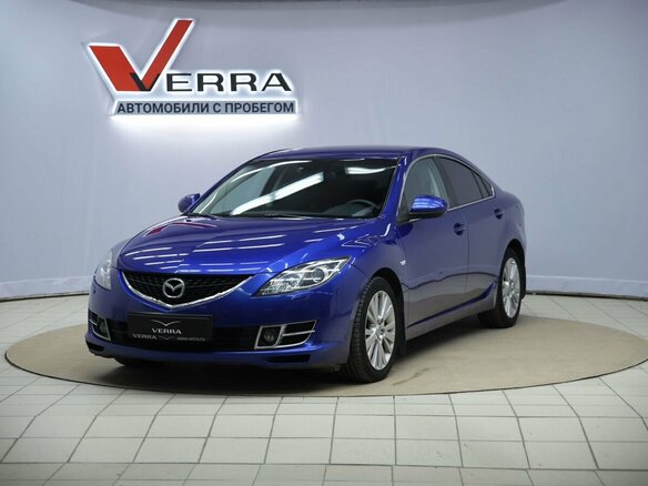 2008 Mazda 6 II (GH), синий, 950000 рублей