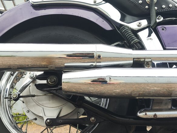 2001 Yamaha XVS650 Drag Star, фиолетовый, 408000 рублей - вид 12
