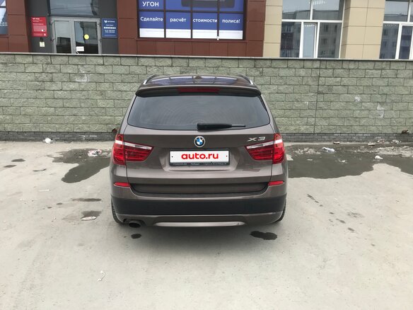 2012 BMW X3 20i xDrive II (F25), коричневый, 2250000 рублей - вид 2