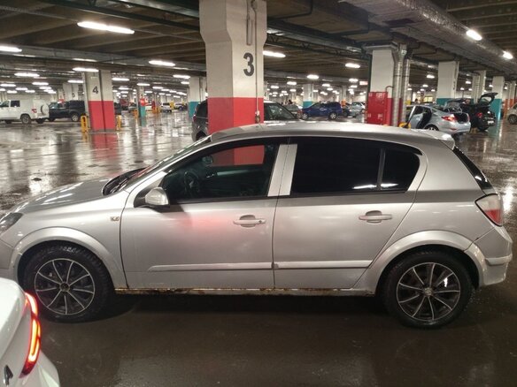 2006 Opel Astra H, серебристый, 285000 рублей - вид 4