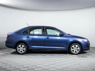 2017 Skoda Rapid I Рестайлинг, синий, 1250000 рублей, вид 4