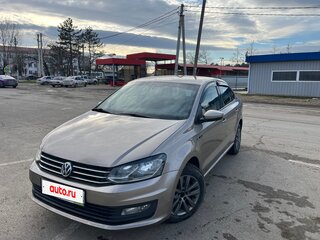 2018 Volkswagen Polo V Рестайлинг, коричневый, 995000 рублей, вид 2