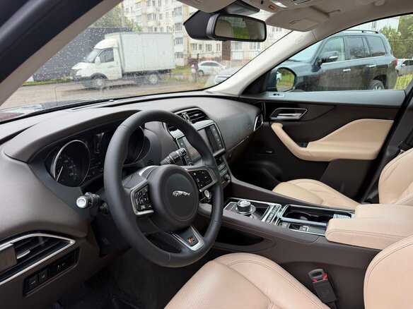 2017 Jaguar F-Pace I, синий - вид 8