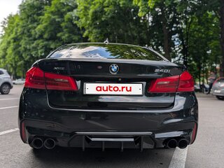 2017 BMW 5 серии 540i xDrive VII (G30/G31/G38), чёрный, 3400000 рублей, вид 5