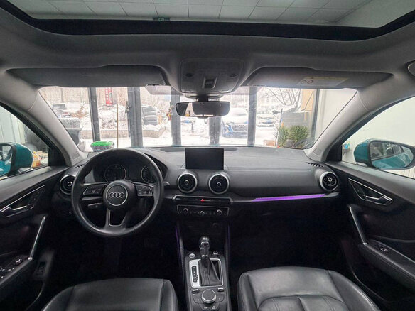 2021 Audi Q2 L 35 TFSI I Рестайлинг, зелёный, 1993000 рублей - вид 8