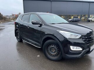 2013 Hyundai Santa Fe III, чёрный, 1550000 рублей, вид 3