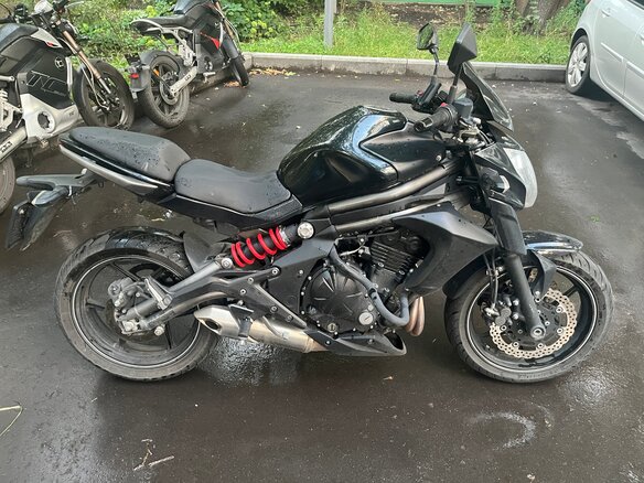 2012 Kawasaki ER-6N, чёрный, 480000 рублей - вид 3