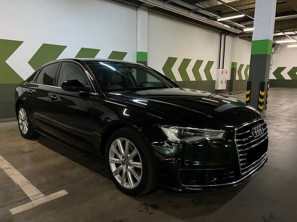 2015 Audi A6 IV (C7) Рестайлинг, чёрный, 2600000 рублей