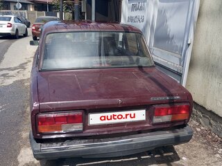 2008 Lada (ВАЗ) 2107, пурпурный, 125000 рублей, вид 1