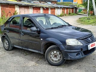 2012 Renault Logan I Рестайлинг, чёрный, 195000 рублей, вид 3