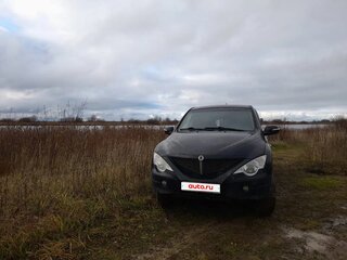 2008 SsangYong Actyon Sports I, чёрный, 500000 рублей, вид 1