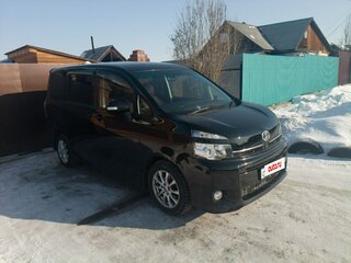 2012 Toyota Voxy II (R70) Рестайлинг, чёрный, 1350000 рублей, вид 2