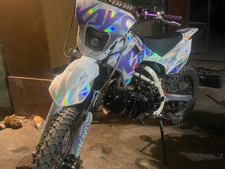 2025 Kayo Basic TT125, фиолетовый, 60000 рублей, вид 1