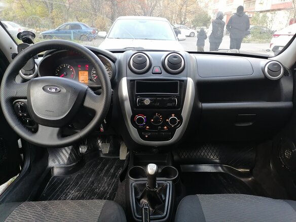 2012 Lada (ВАЗ) Granta I, синий, 330000 рублей - вид 7