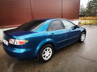 2006 Mazda 6 I (GG) Рестайлинг, синий, 350000 рублей, вид 3
