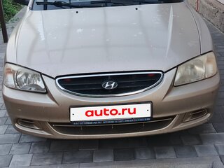 2007 Hyundai Accent ТагАЗ II, бежевый, 350000 рублей, вид 2