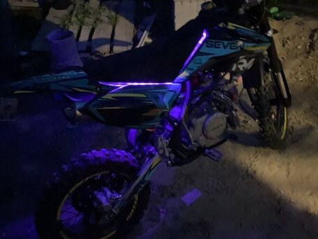 2024 Regulmoto Seven 125E, голубой, 100000 рублей, вид 5