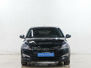 2016 Hyundai Solaris I Рестайлинг, чёрный, 979000 рублей, вид 2