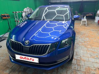 2018 Skoda Octavia III (A7) Рестайлинг, синий, 1790000 рублей, вид 4