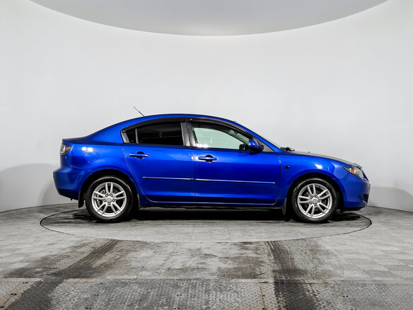 2007 Mazda 3 I (BK) Рестайлинг, синий, 355000 рублей - вид 3