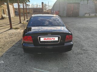 2006 Hyundai Sonata ТагАЗ IV (EF) Рестайлинг, чёрный, 370000 рублей, вид 2