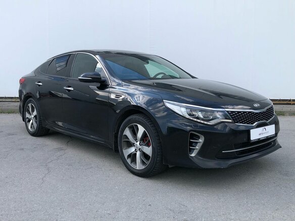 2017 Kia Optima IV, чёрный, 1530000 рублей - вид 2