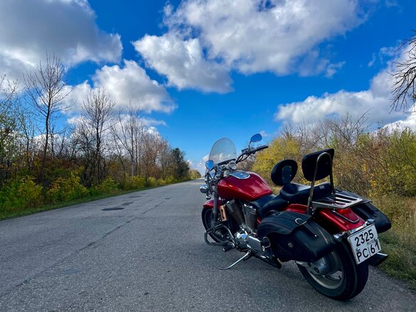 2003 Honda VTX 1800, красный, 700000 рублей