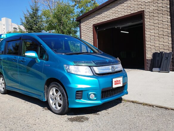 2013 Honda Freed Spike I Рестайлинг, синий, 1200000 рублей - вид 1