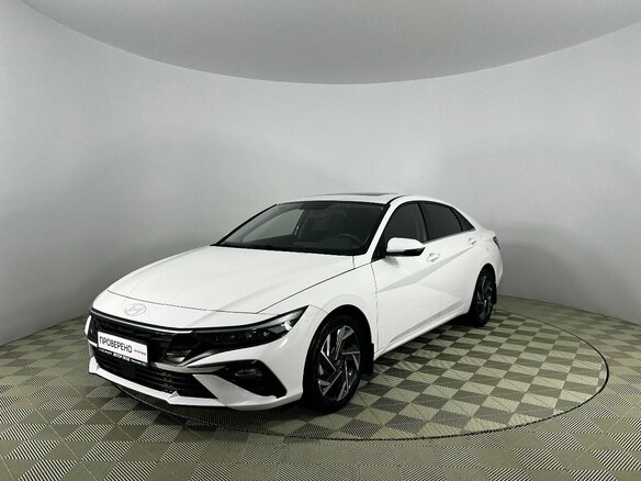 2023 Hyundai Elantra VII (CN7) Рестайлинг, белый