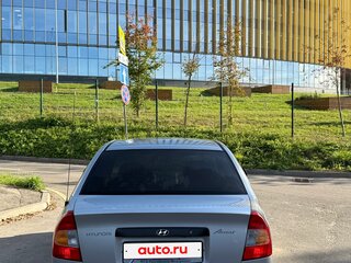 2007 Hyundai Accent ТагАЗ II, серебристый, 190000 рублей, вид 4
