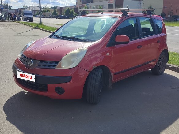 2006 Nissan Note I, красный, 249000 рублей