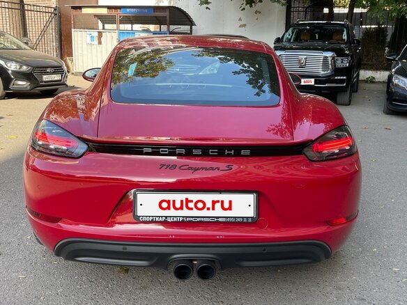 2017 Porsche Cayman S III 718 (982), красный, 7100000 рублей - вид 6