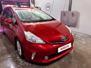 2011 Toyota Prius Alpha I (ZVW40/41), красный, 1250000 рублей, вид 2