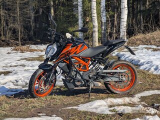 2021 KTM 390 Duke, чёрный, 520000 рублей, вид 1