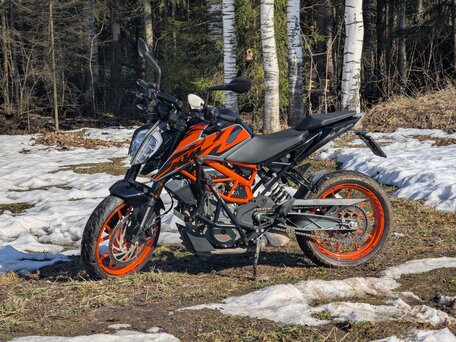 2021 KTM 390 Duke, чёрный, 520000 рублей, вид 1
