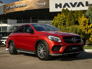 2015 Mercedes-Benz GLE Coupe 450 AMG I (C292), красный, 3648000 рублей, вид 2