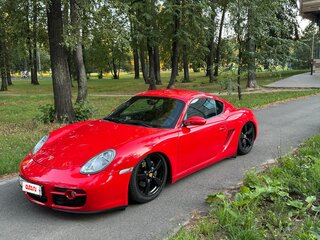 2007 Porsche Cayman I (987), красный, 2700000 рублей, вид 2
