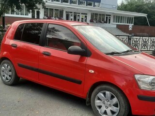 2003 Hyundai Getz I, красный, 310000 рублей, вид 2