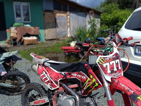 2020 BSE MX 125, красный, 80000 рублей, вид 3