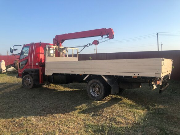 1993 Fuso (Mitsubishi) Fighter, красный, 3700000 рублей - вид 5