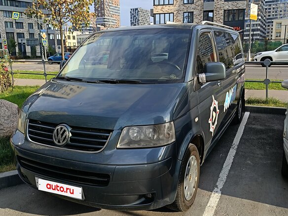 2007 Volkswagen Transporter, серый, 1350000 рублей - вид 4