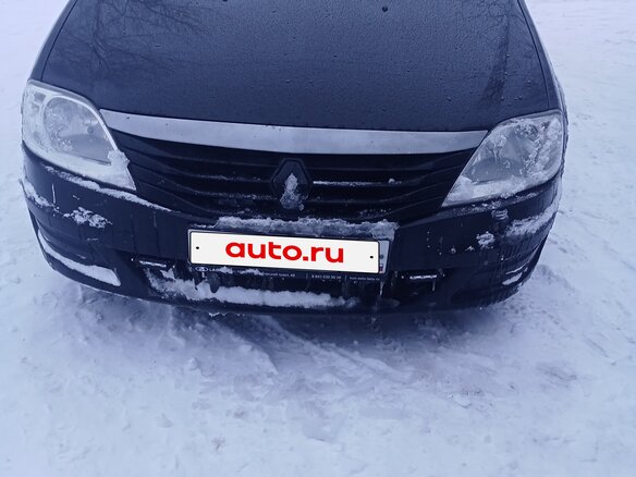 2010 Renault Logan I Рестайлинг, чёрный, 300000 рублей - вид 1
